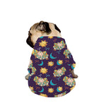 Cute Cartoon Aries Pattern Print Dog Zip Up Jacket