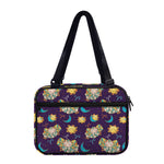 Cute Cartoon Aries Pattern Print Double Strap Bible Bag