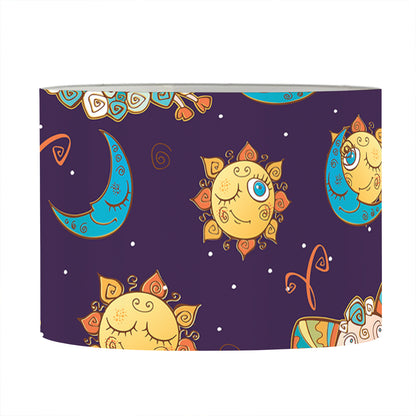 Cute Cartoon Aries Pattern Print Drum Lamp Shade
