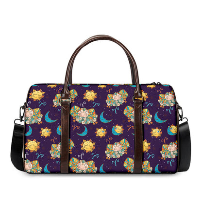 Cute Cartoon Aries Pattern Print Duffle Bag