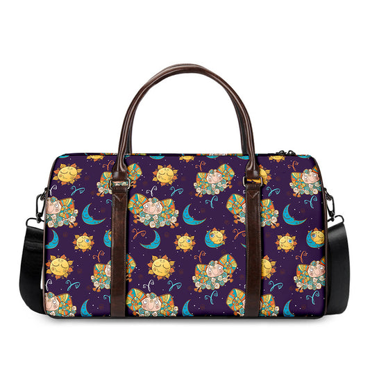 Cute Cartoon Aries Pattern Print Duffle Bag