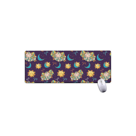 Cute Cartoon Aries Pattern Print Extended Mouse Pad