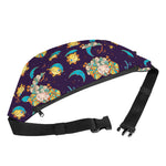 Cute Cartoon Aries Pattern Print Fanny Pack