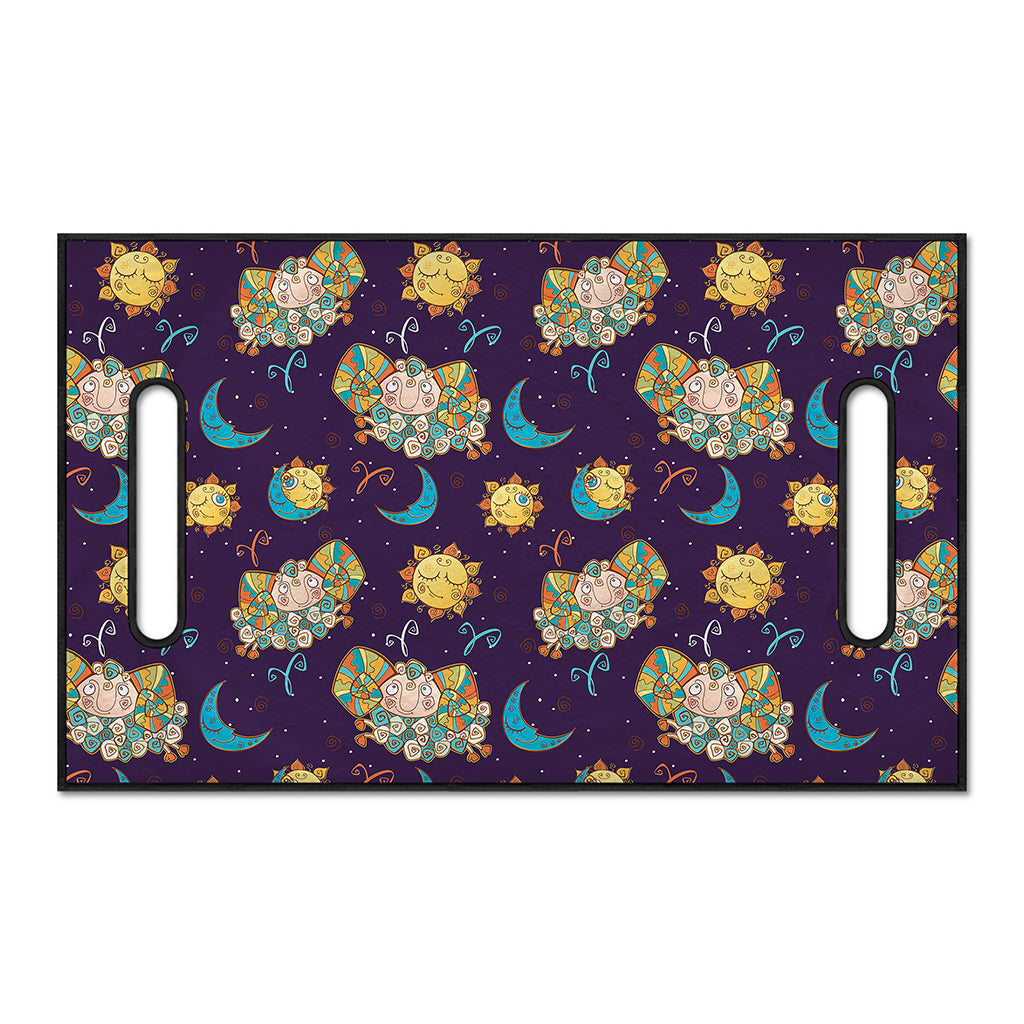 Cute Cartoon Aries Pattern Print Golf Cart Seat Cover
