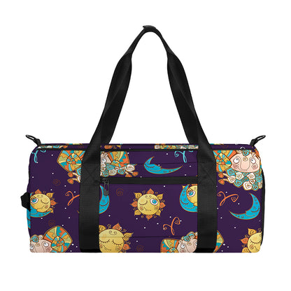 Cute Cartoon Aries Pattern Print Gym Bag