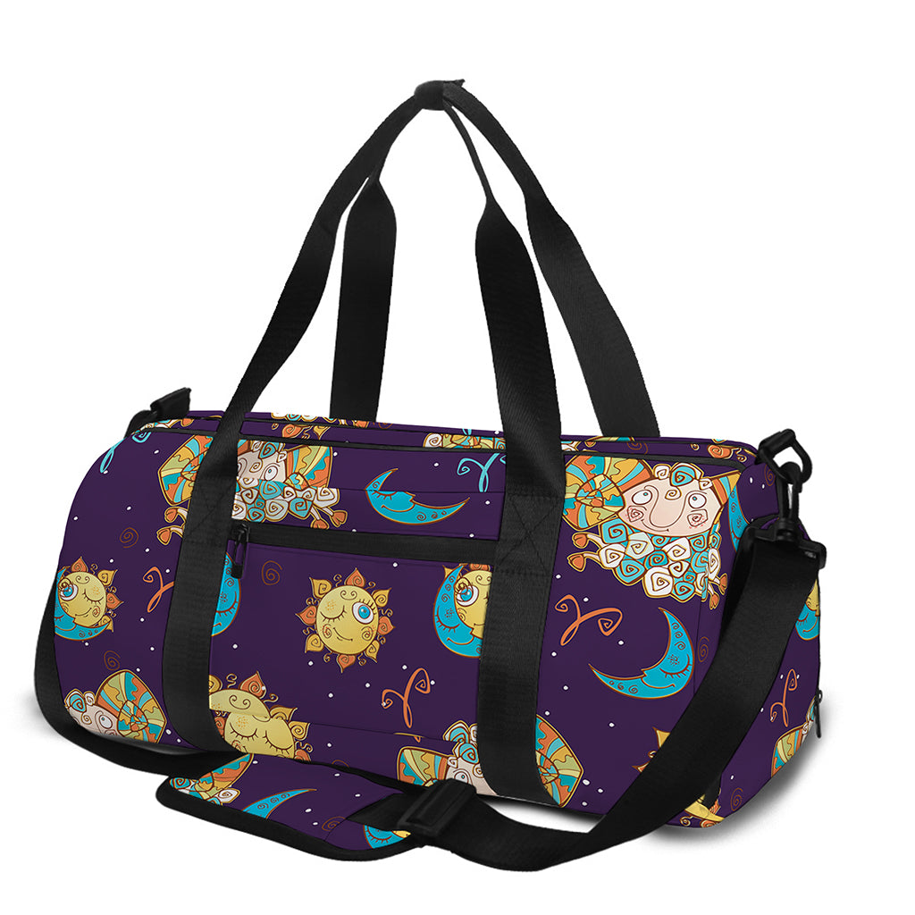Cute Cartoon Aries Pattern Print Gym Bag