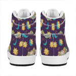 Cute Cartoon Aries Pattern Print High Top Leather Sneakers