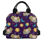 Cute Cartoon Aries Pattern Print Insulated Lunch Bag