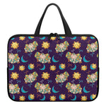 Cute Cartoon Aries Pattern Print Laptop Sleeve With Handle