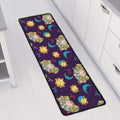 Cute Cartoon Aries Pattern Print Long Kitchen Mat