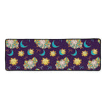 Cute Cartoon Aries Pattern Print Long Kitchen Mat