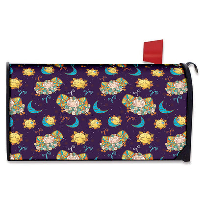 Cute Cartoon Aries Pattern Print Mailbox Cover