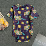 Cute Cartoon Aries Pattern Print Men's Bodysuit