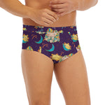 Cute Cartoon Aries Pattern Print Men's Briefs