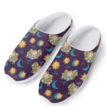Cute Cartoon Aries Pattern Print Mesh Casual Shoes