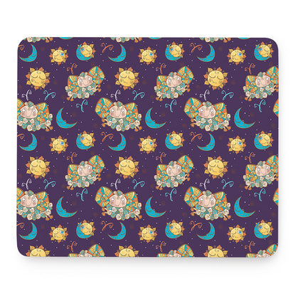 Cute Cartoon Aries Pattern Print Mouse Pad