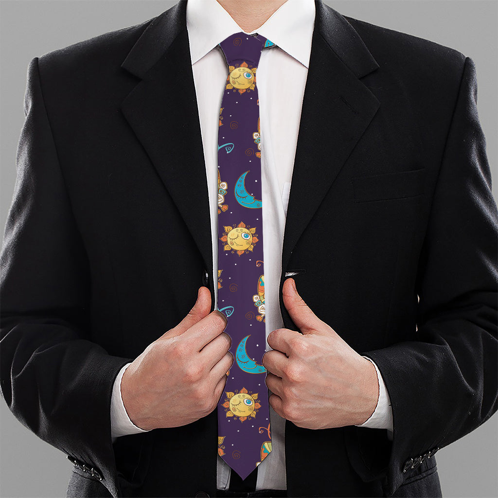 Cute Cartoon Aries Pattern Print Necktie