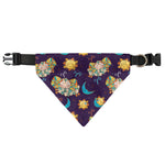 Cute Cartoon Aries Pattern Print Over The Collar Dog Bandana