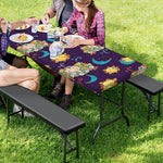 Cute Cartoon Aries Pattern Print Picnic Table Cover