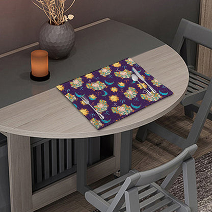 Cute Cartoon Aries Pattern Print Placemat