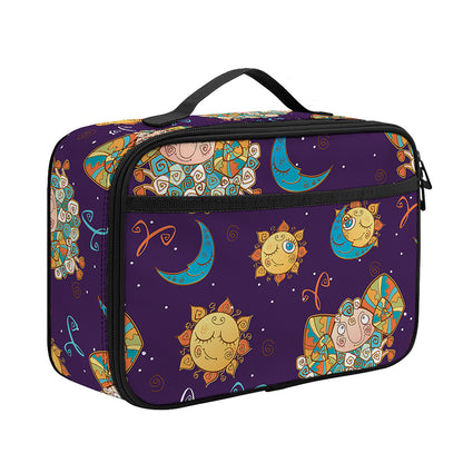 Cute Cartoon Aries Pattern Print Portable Lunch Bag