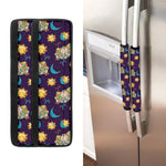 Cute Cartoon Aries Pattern Print Refrigerator Handle Covers