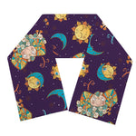 Cute Cartoon Aries Pattern Print Scarf