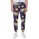 Cute Cartoon Aries Pattern Print Scuba Joggers