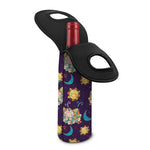 Cute Cartoon Aries Pattern Print Single Neoprene Wine Tote