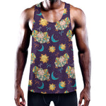 Cute Cartoon Aries Pattern Print Training Tank Top