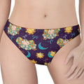 Cute Cartoon Aries Pattern Print Women's Thong