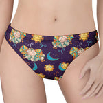 Cute Cartoon Aries Pattern Print Women's Thong