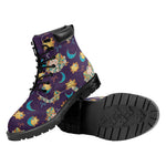 Cute Cartoon Aries Pattern Print Work Boots