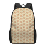 Cute Cartoon Baby Bear Pattern Print 17 Inch Backpack