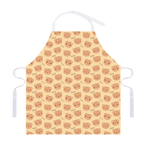 Cute Cartoon Baby Bear Pattern Print Adjustable Apron