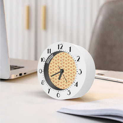 Cute Cartoon Baby Bear Pattern Print Alarm Clock
