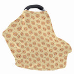 Cute Cartoon Baby Bear Pattern Print Baby Seat Cover