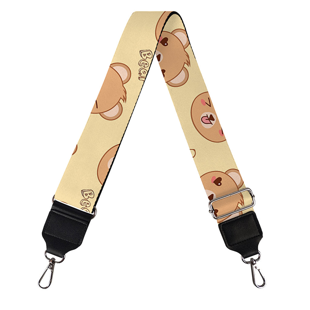 Cute Cartoon Baby Bear Pattern Print Bag Strap