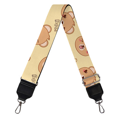 Cute Cartoon Baby Bear Pattern Print Bag Strap