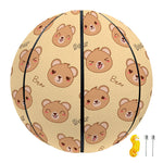 Cute Cartoon Baby Bear Pattern Print Basketball