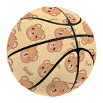 Cute Cartoon Baby Bear Pattern Print Basketball