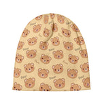 Cute Cartoon Baby Bear Pattern Print Beanie