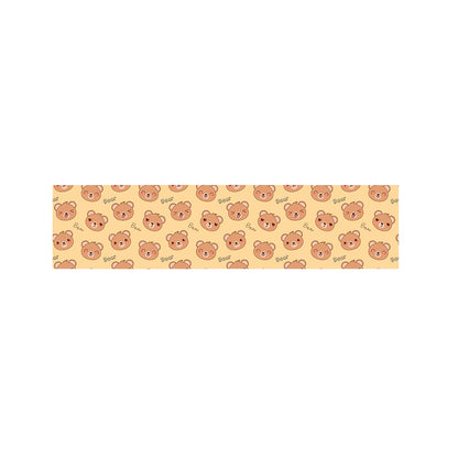 Cute Cartoon Baby Bear Pattern Print Bed Runner