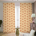 Cute Cartoon Baby Bear Pattern Print Dimout Pencil Pleat Curtains
