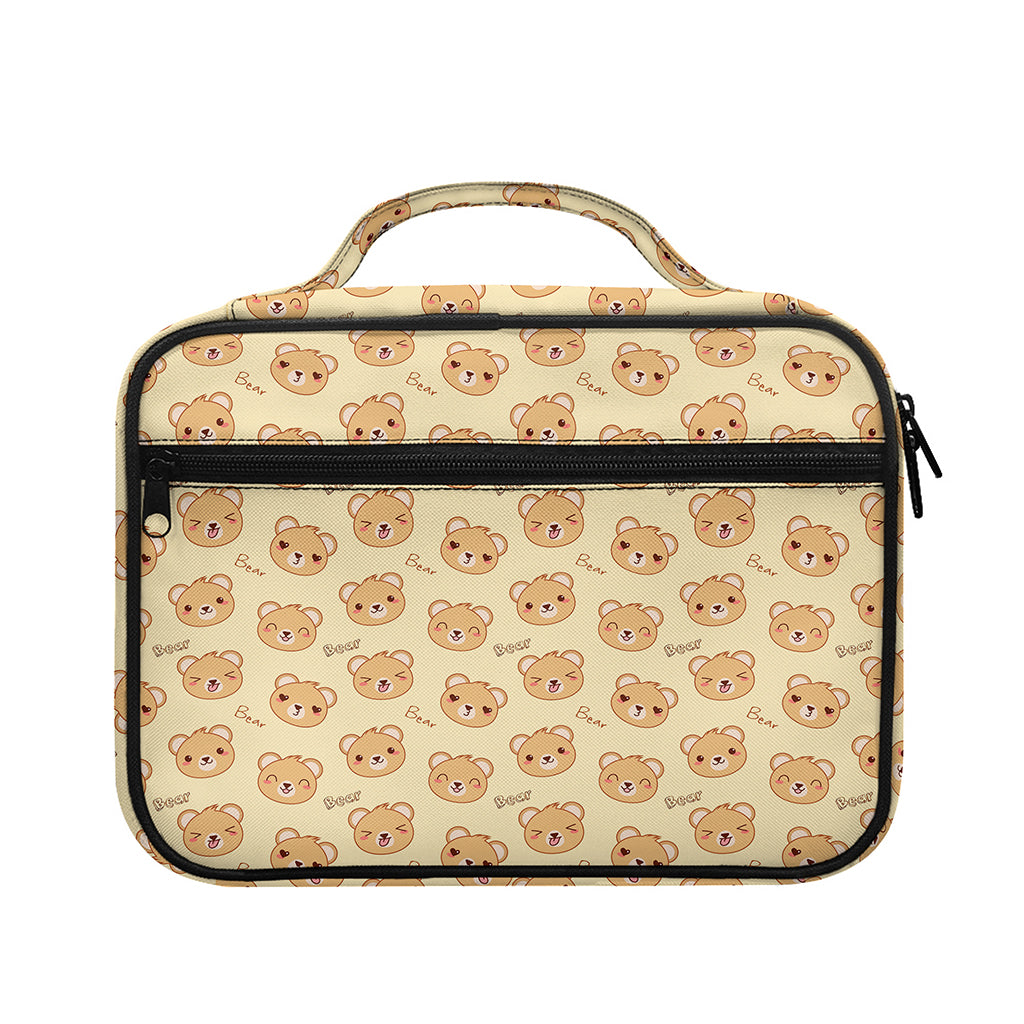Cute Cartoon Baby Bear Pattern Print Briefcase Bible Bag