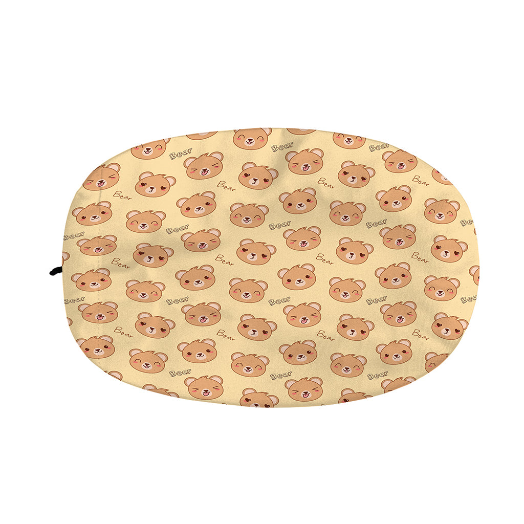 Cute Cartoon Baby Bear Pattern Print Car Side Mirror Covers