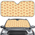 Cute Cartoon Baby Bear Pattern Print Car Windshield Sun Shade