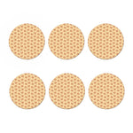 Cute Cartoon Baby Bear Pattern Print Coaster Set