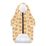 Cute Cartoon Baby Bear Pattern Print Dog Zip Up Hoodie