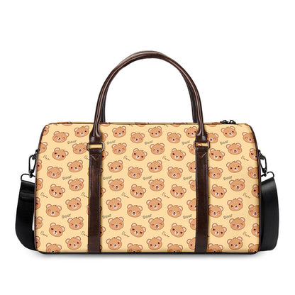 Cute Cartoon Baby Bear Pattern Print Duffle Bag